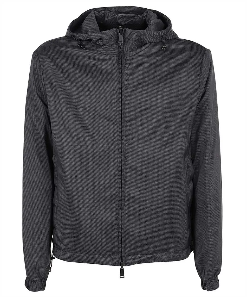 Reversible hooded windbreaker