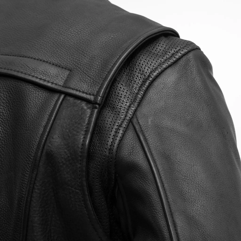 Revolt Men's Motorcycle Leather Jacket - Extreme Biker Leather