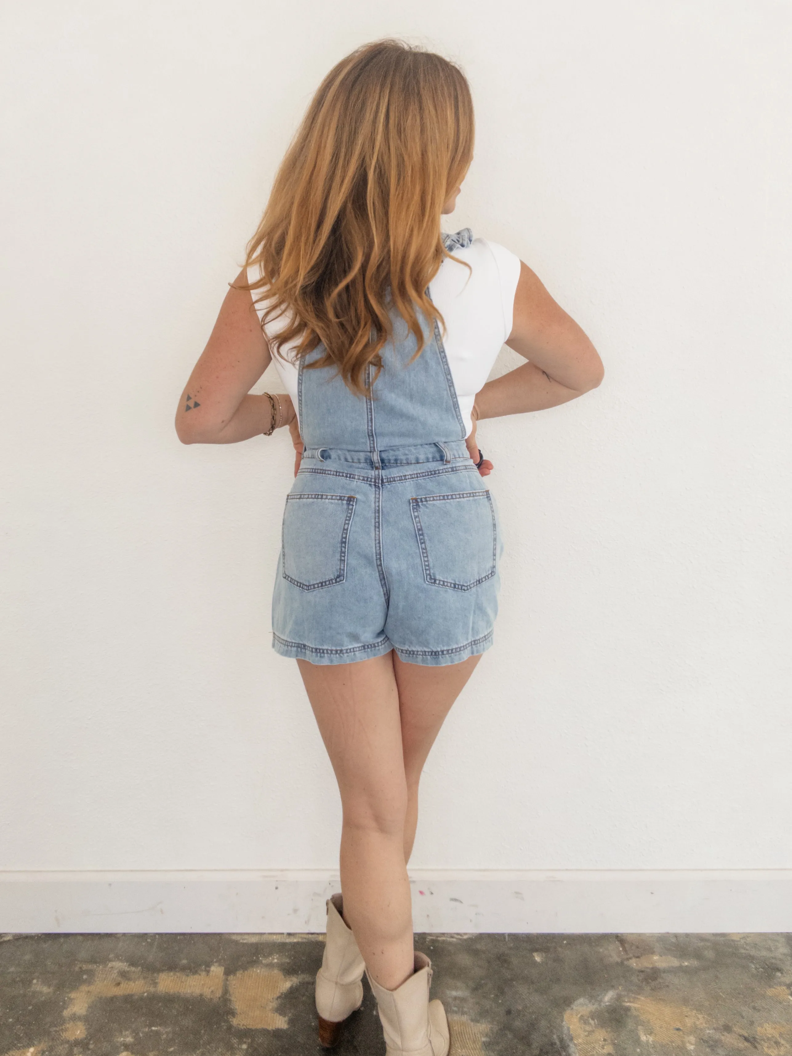 Right On Ruffle Overalls