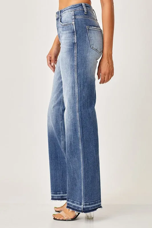 RISEN Vanessa High Rise Wide Jeans