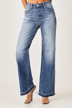 RISEN Vanessa High Rise Wide Jeans