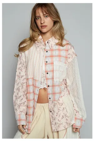 Romance Me Patchwork Top
