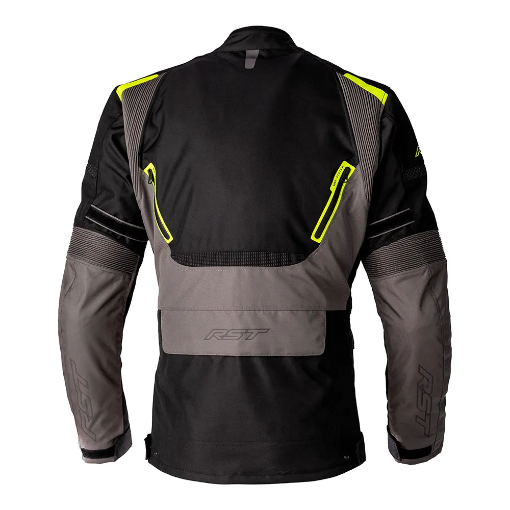 RST ENDURANCE CE TEXTILE JACKET [BLACK/GREY/FLO YELLOW]