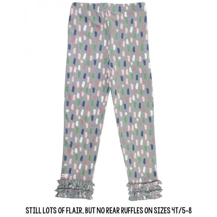 Rufflebutts Brushed Confetti Ruffle Leggings