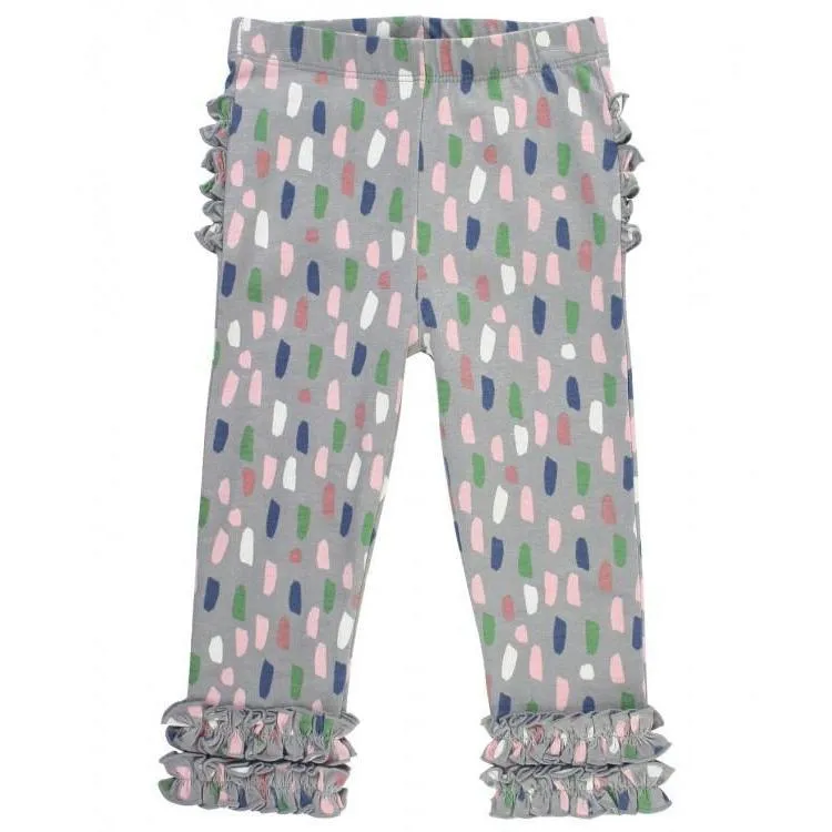 Rufflebutts Brushed Confetti Ruffle Leggings