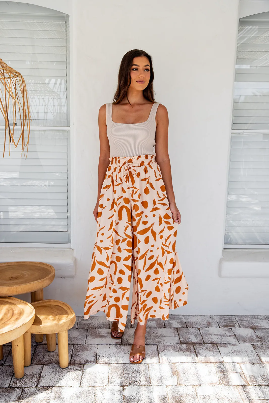 Sadie Wide Leg Pants - CBR