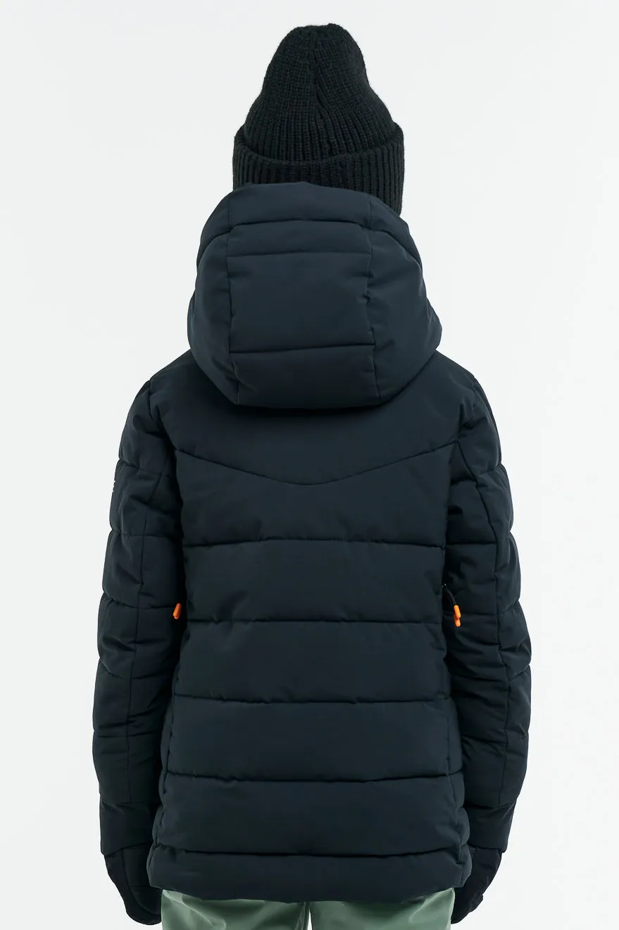 SAMPLE -Riya JR Synthetic Down Jacket-Black