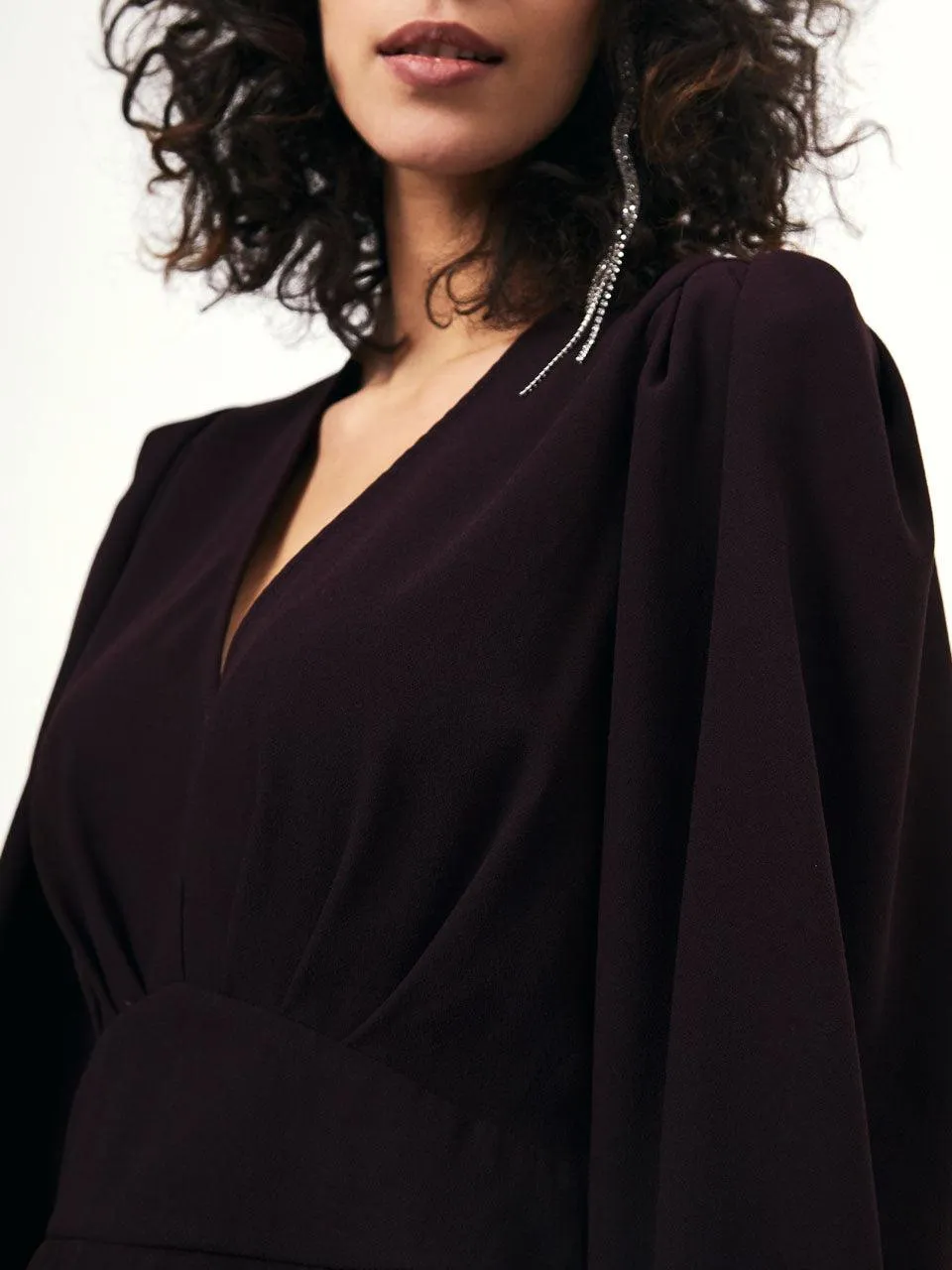 Sawyer Peplum Top Dark Grape