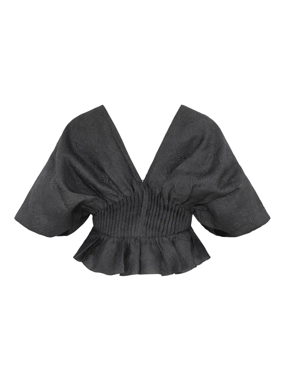 Sea Elegi Solid Short Sleeve Top