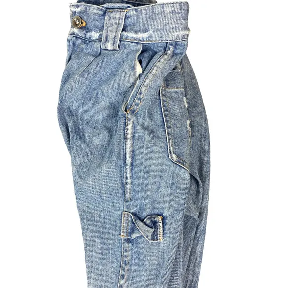 Sea New York Wide Leg Baggy Carpenter 90s Y2K Jeans Size 2