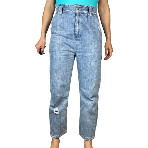 Sea New York Wide Leg Baggy Carpenter 90s Y2K Jeans Size 2