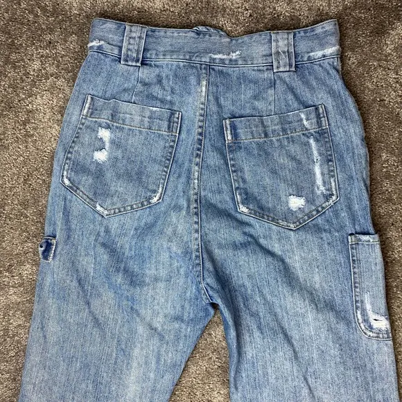 Sea New York Wide Leg Baggy Carpenter 90s Y2K Jeans Size 2