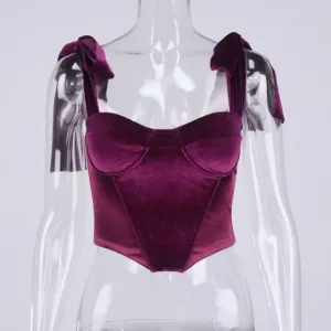 Sexy Backless Corset Party Top