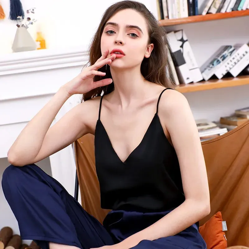 Sexy Strap Halter V-Neck Basic Tube Tank Tops
