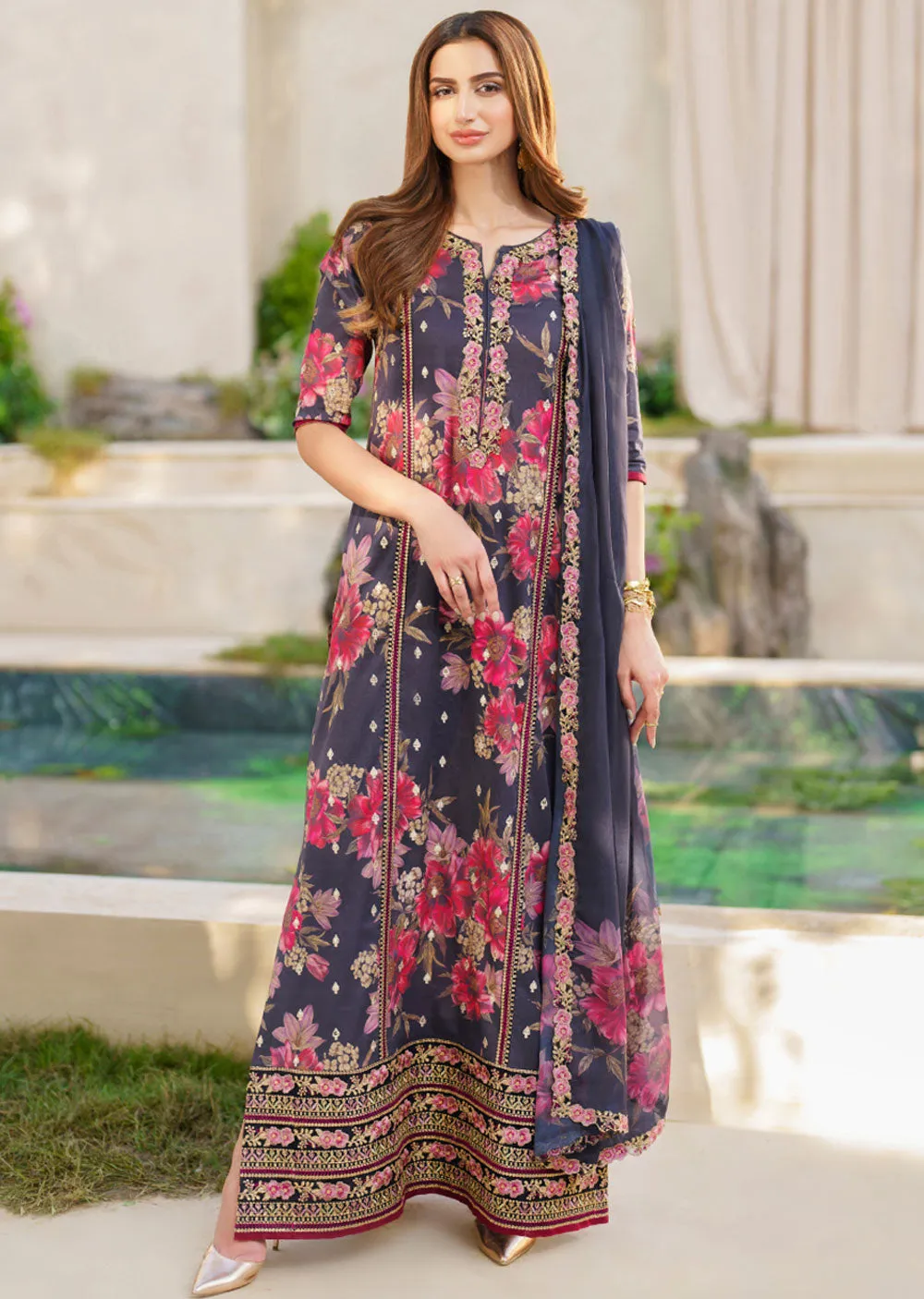 SFL-12 - Unstitched - Festive Lawn Collection by Iznik 2024