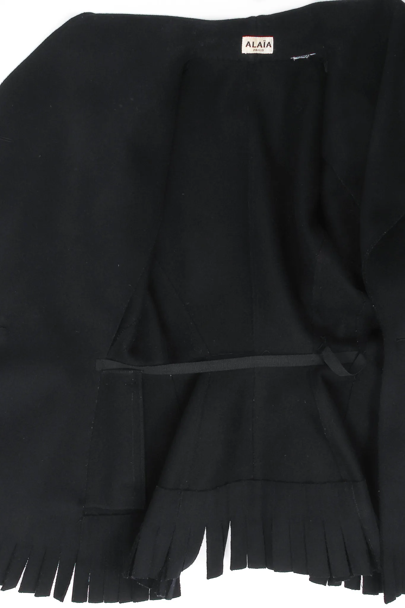 Shawl Collar Wool Peplum Jacket