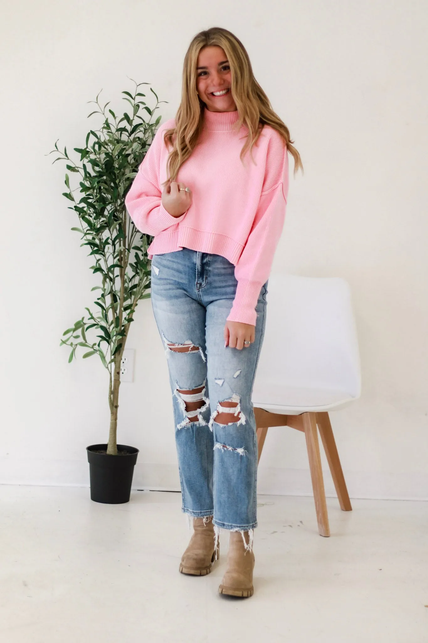 She's the One Mica Straight Leg Jeans