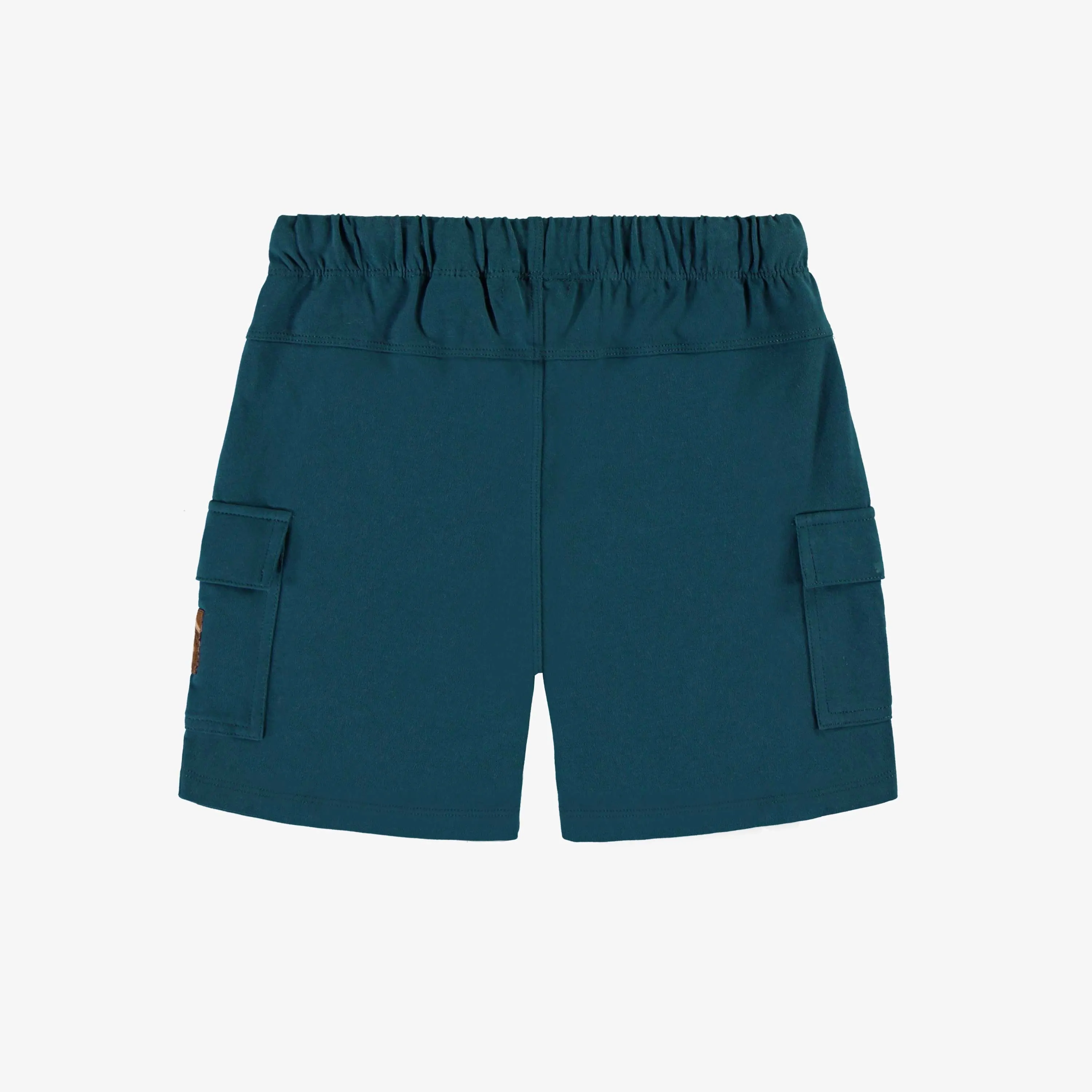 Short turquoise en coton lourd, enfant || Turquoise short in heavy cotton, child