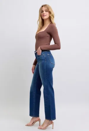 Side Seam Straight Leg