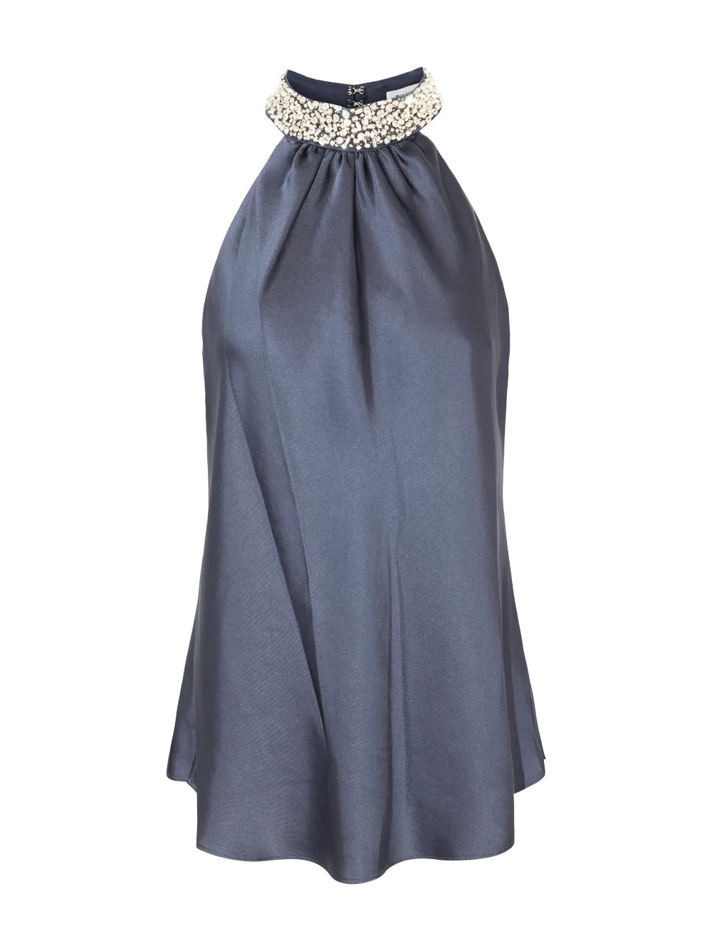 Simkhai Navi Sleeveless Top in Midnight