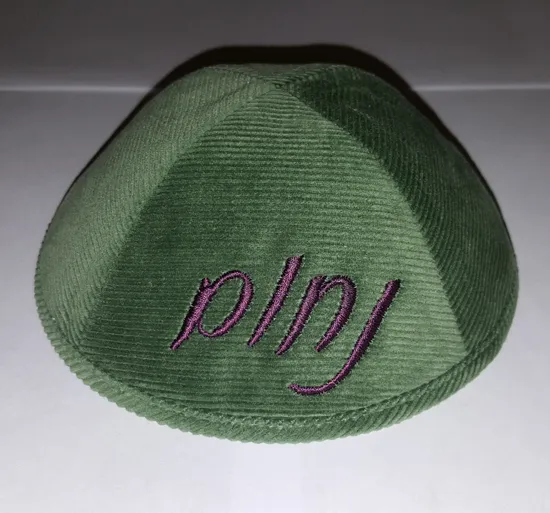 Size 3, Green Corduroy