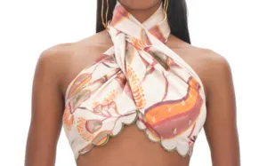 Skalo Printed Scarf-Thema Pants ::RET