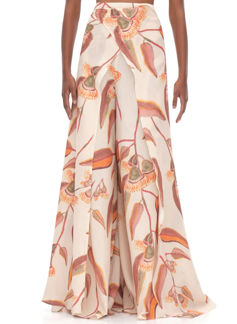 Skalo Printed Scarf-Thema Pants ::RET