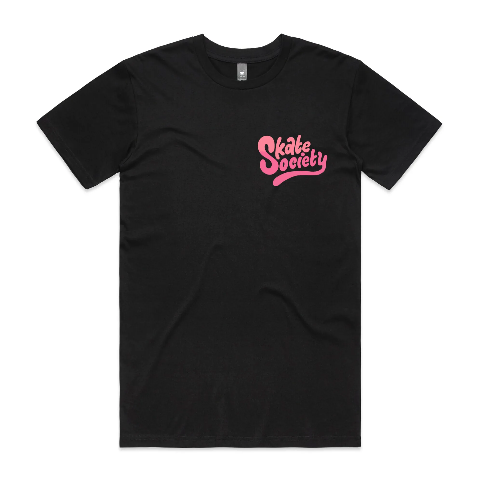 Skate Society Logo Mens Tee Black