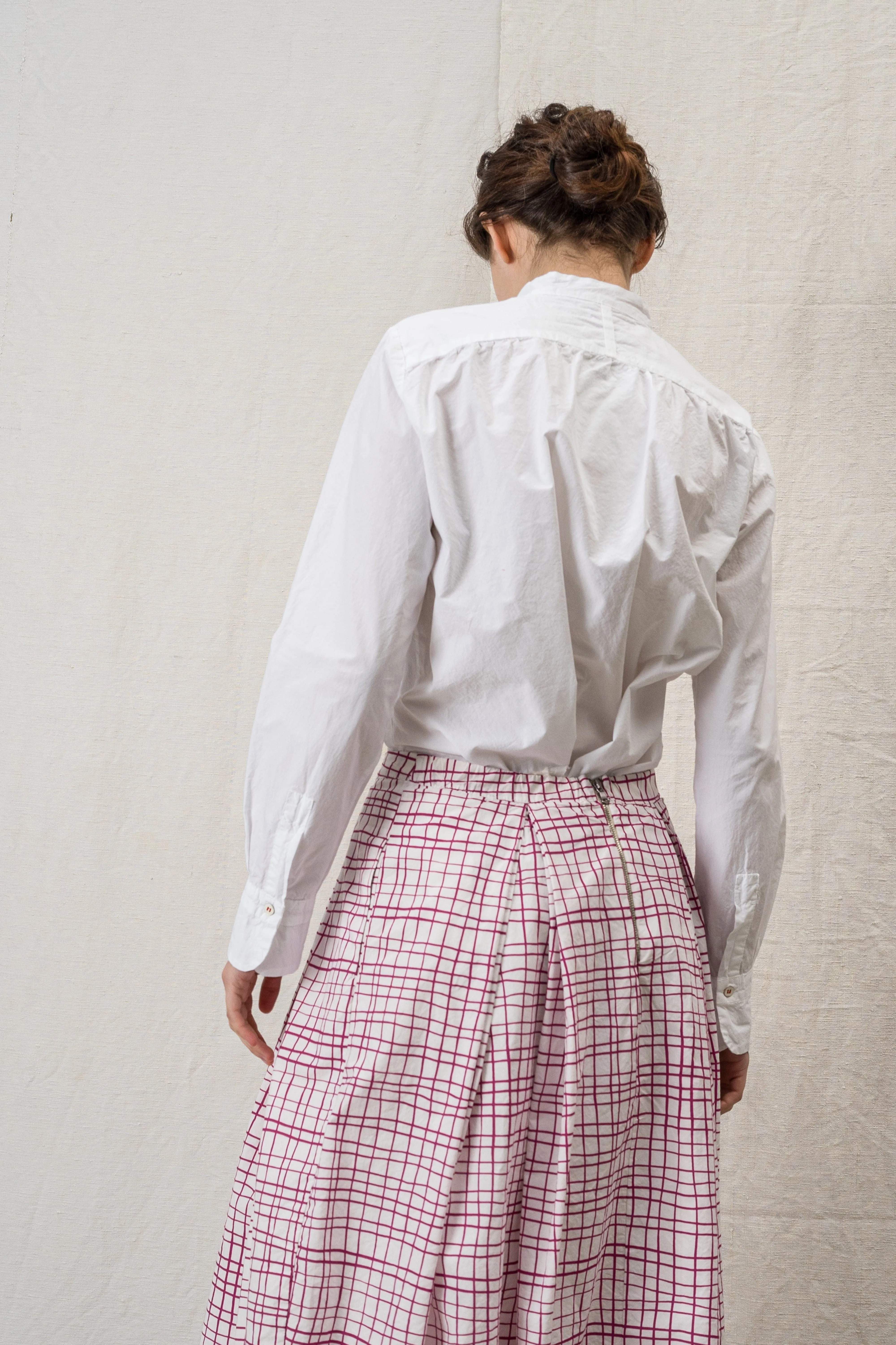 Skirt Print Jnes | Fuchsia Checks