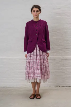 Skirt Print Jnes | Fuchsia Checks