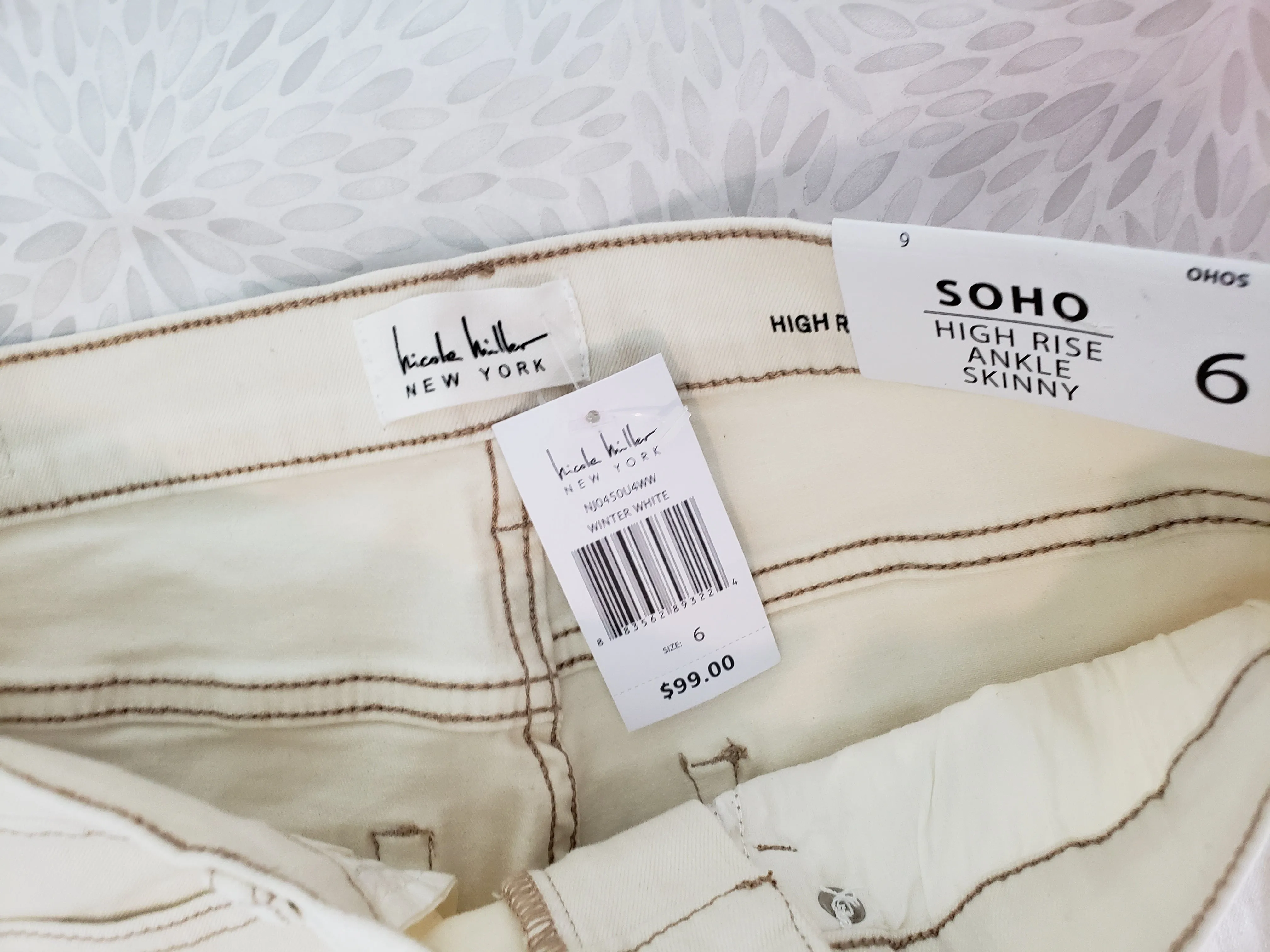 SoHo Nicole Miller High Rise Ankle Skinny Jeans - New