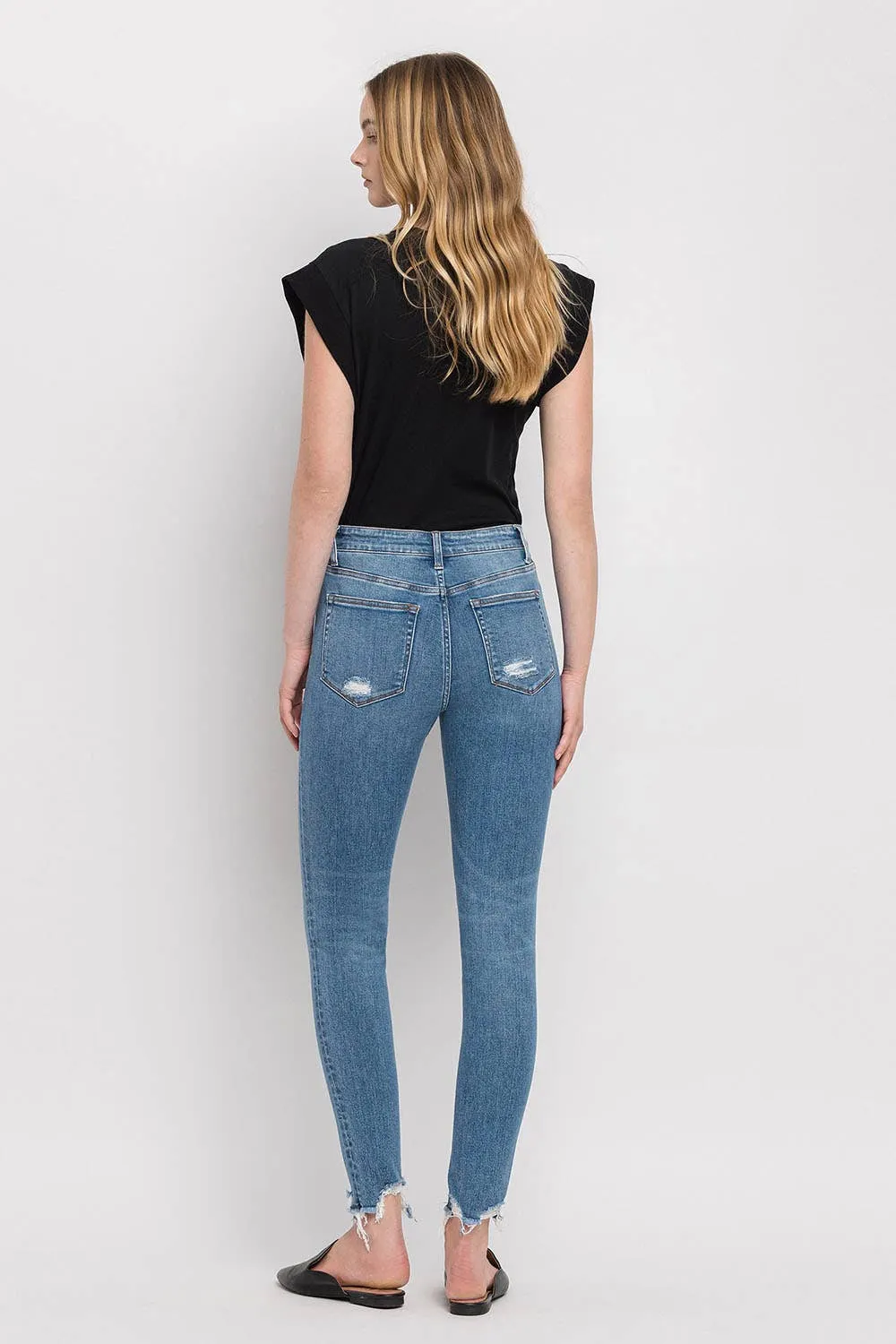 SOPHIA high rise ankle skinny