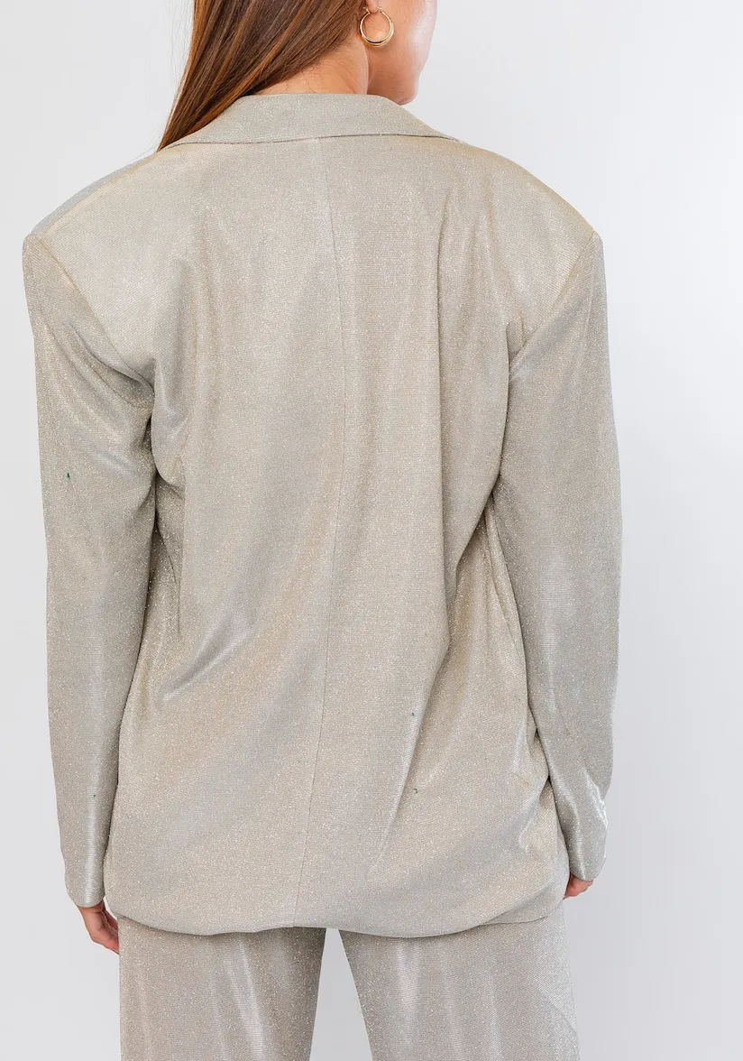 Sparkle Single Breasted Blazer