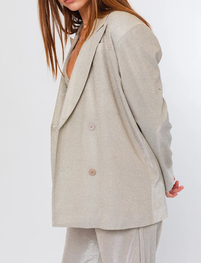 Sparkle Single Breasted Blazer