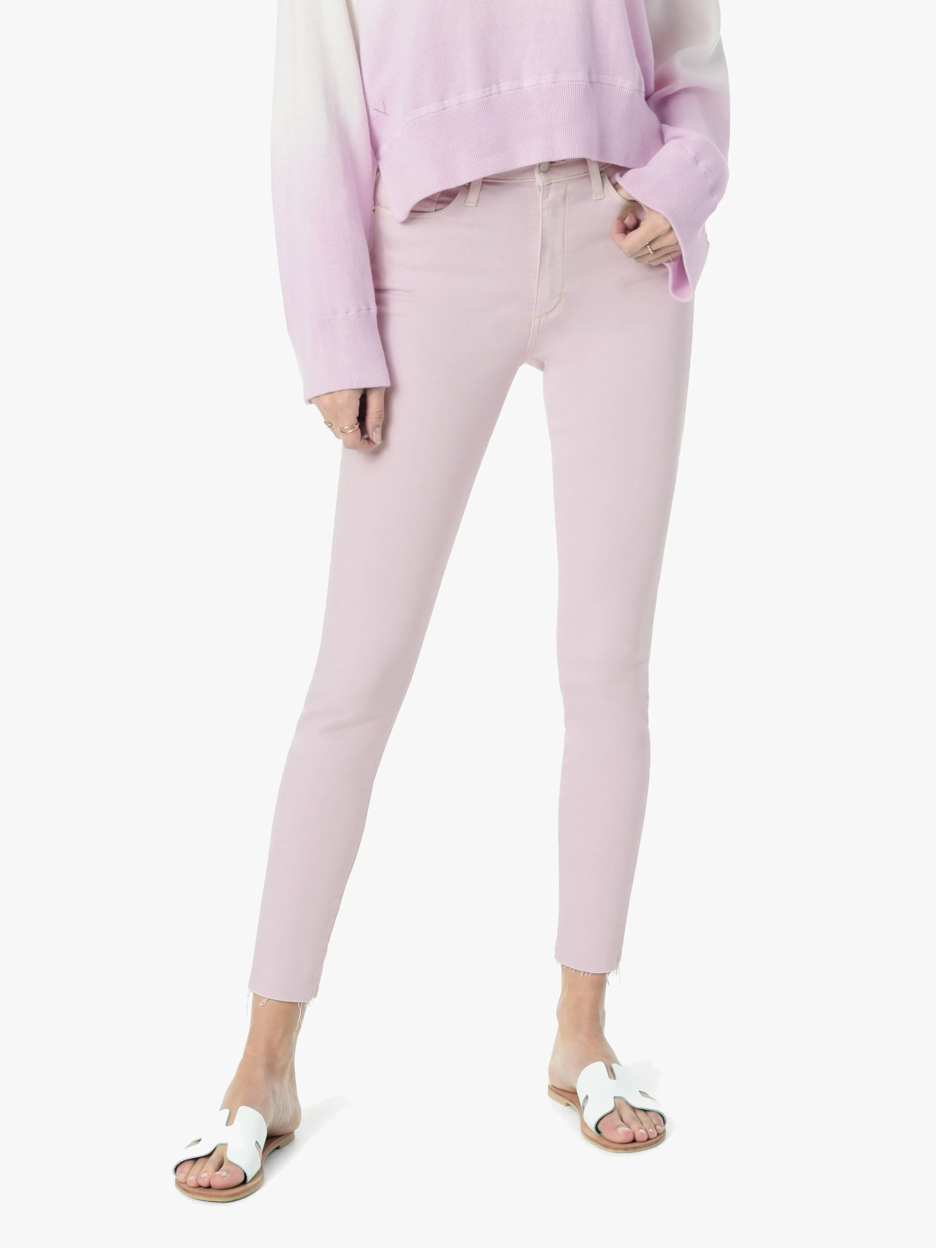 SPECTRUM COLOR-ICON CROP CUT HEM
