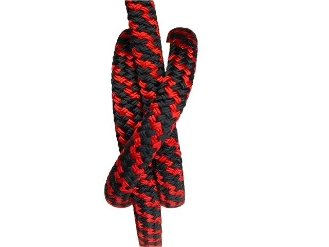 Spiral - Black-Red halter - 6mm