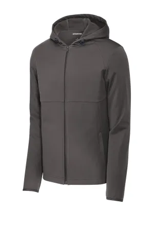 Sport-Tek Hooded Soft Shell Jacket ST980 Graphite