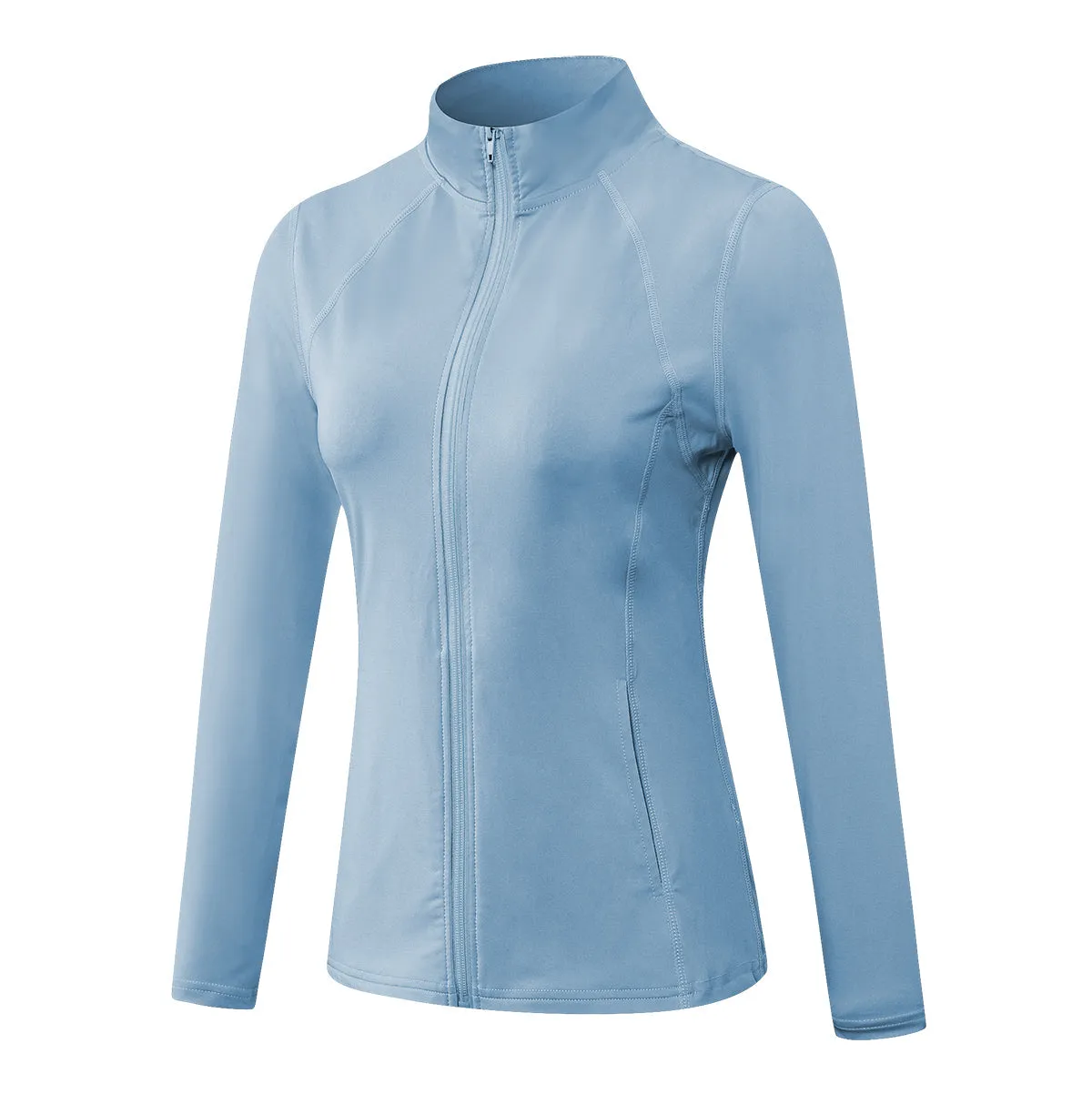 Stand Collar Full Zip Track Jacket