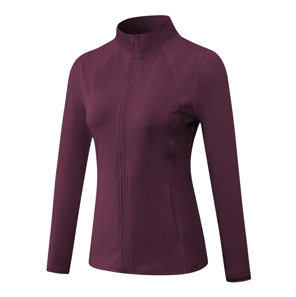 Stand Collar Full Zip Track Jacket