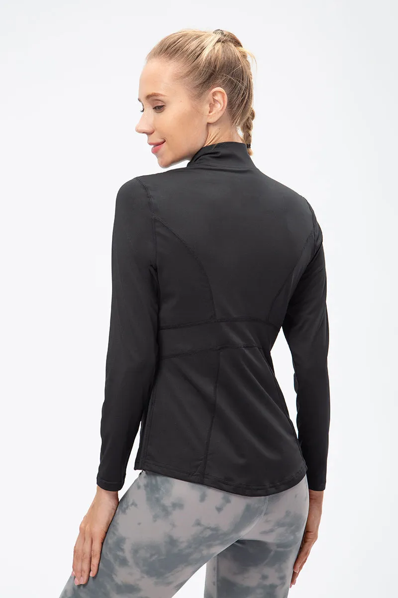 Stand Collar Full Zip Track Jacket