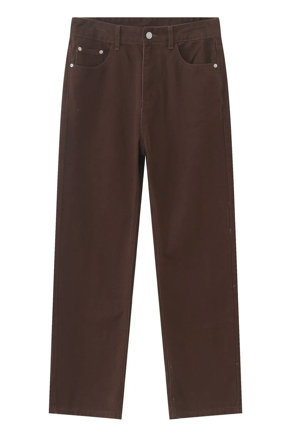 Straight Leg Jeans with Pockets