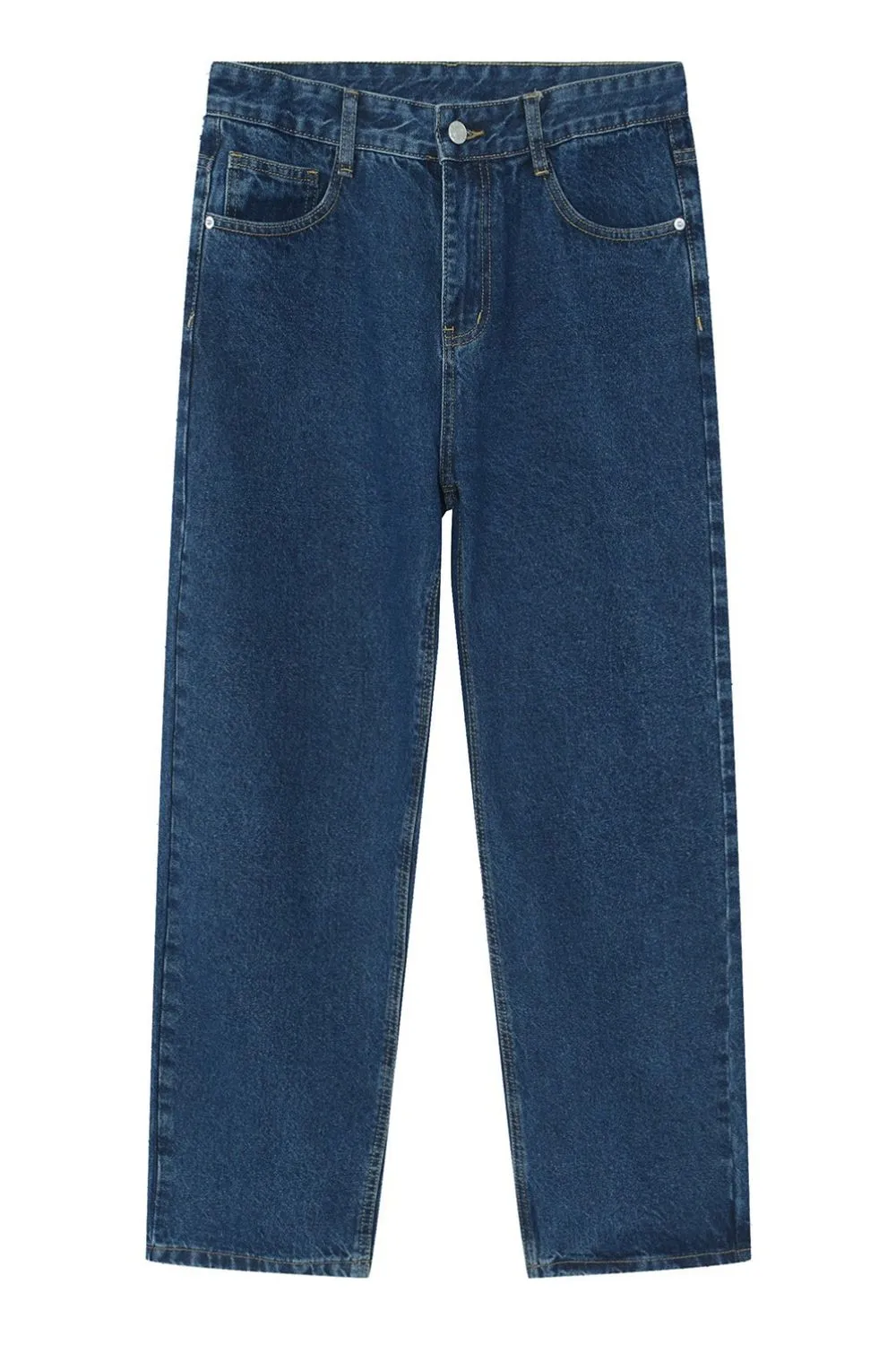 Straight Leg Jeans with Pockets