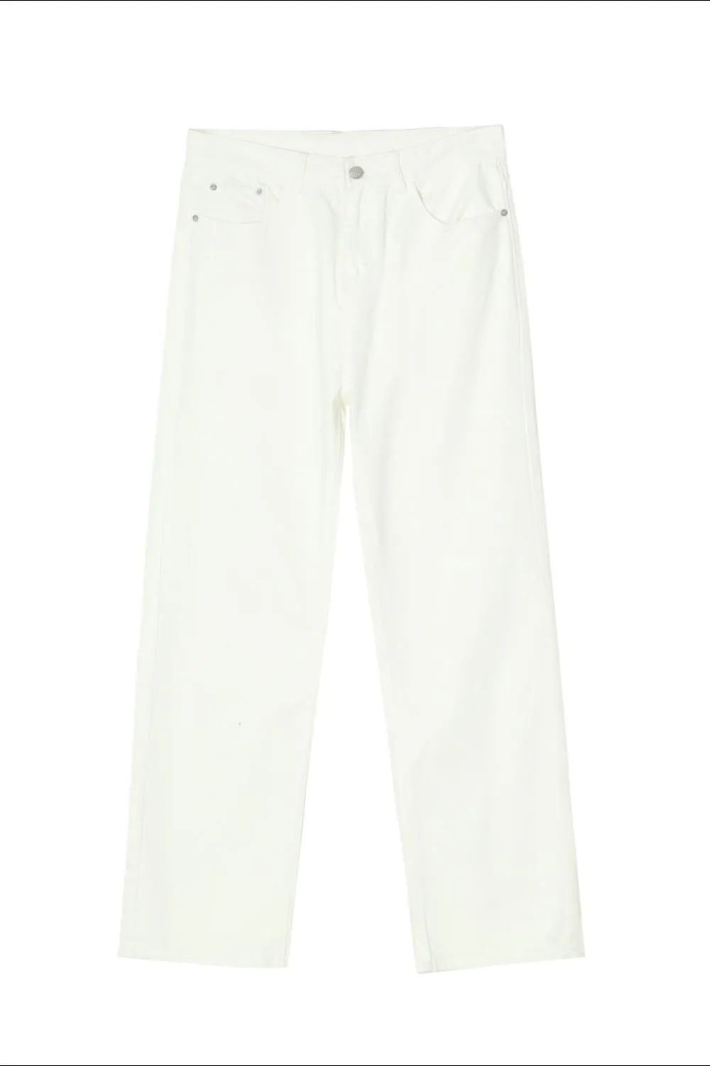 Straight Leg Jeans with Pockets