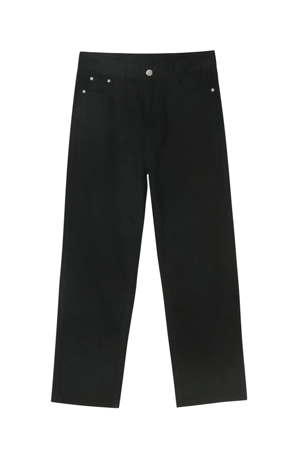 Straight Leg Jeans with Pockets
