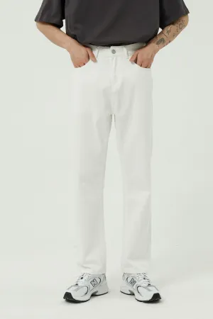 Straight Leg Jeans with Pockets