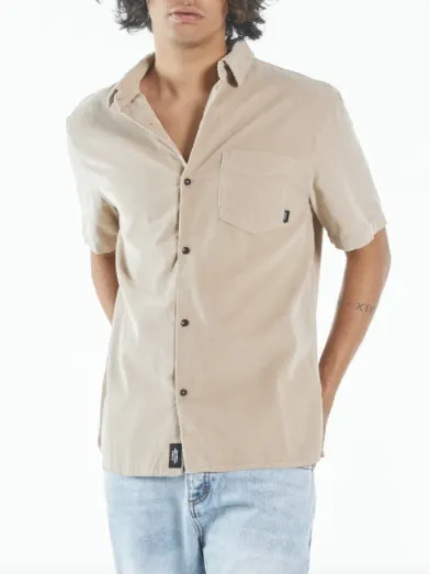 Stranded Cord SS Shirt Aged Tan