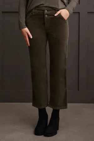 Stretch Corduroy Straight Leg Pant