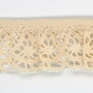 Stretch Torchon Lace #03 Beige