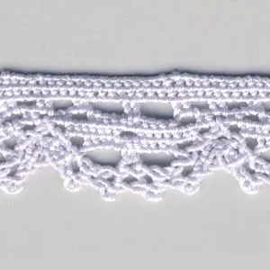 Stretch Torchon Lace #93 Silver Rose