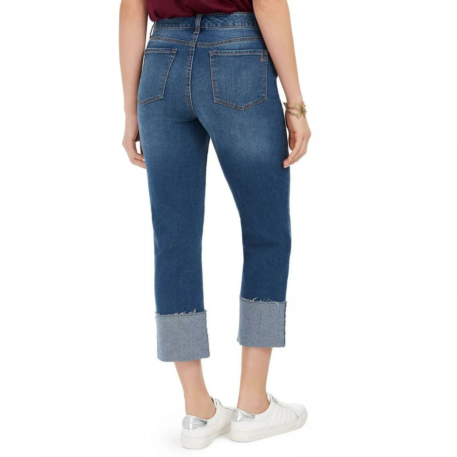 Style & Co. Women's High Rise Crop Straight Leg Jeans